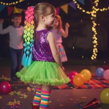 TeknoKapsül Balon Örgülü Lastikli At Kuyruğu / ACM05