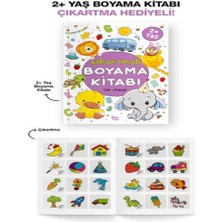 TeknoKapsül Çıkartmalı Boyama Kitabı  2 Yaş +