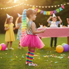 TeknoKapsül Balon Örgülü Lastikli At Kuyruğu / ACM11