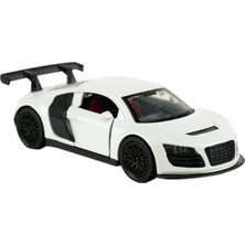Mega Oyuncak Die Cast Metal Çek Bırak Beyaz Spor Araba