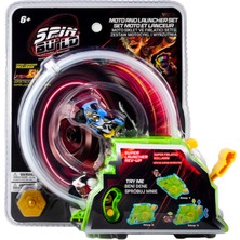 Mega Oyuncak Spin And Build Fırlatıcı ve Motorsiklet-2