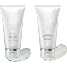 Herbalife Skin Kırmızı Meyve Özlü Peeling - Nane Özlü Arındırıcı Kil Maskesi 2 Li Set