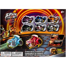 Mega Oyuncak Spin And Build Rampa ve 6 Lı Motor Seti