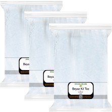 Zencefil Organik Beyaz Kil 500 Gr. x 3 Paket Toplam: 1,5 Kg. Toz Kil