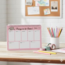 Pusheen Haftalık Spiralli Planner | 17 x 24 cm | 52 Yaprak