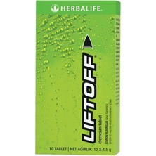 Herbalife Liftoff Limon Aromalı Efervesan Enerji Içeceği 10 Tablet Takviye Edici Gıda