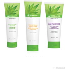 Herbalife Herbal Aloe Banyo Bakım Seti - Şampuan - Saç Kremi - El Vücut Kremi