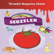 TeknoKapsül Örnekli Boyama - Sebzeler