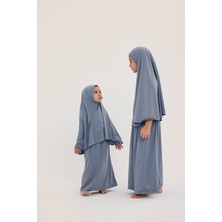 Allnoor Kids Kız Çocuk İki Parça Namaz Takımı