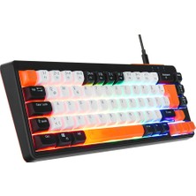 Verto Acer Emachines, EAK810, Siyah, USB Kablolu, Rainbow Backlight, Membran Renkli Tuşlar, Türkçe Q, 68 Tuşlu, Gaming Klavye