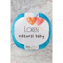 Loren Natural Baby Turkuaz El Örgü İpi - R091 - 33934