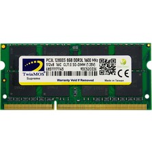 Verto Twinmos MDD3L8GB1600N, 8gb, Ddr3, 1600MHZ, 1.35V Notebook Ram