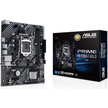 Verto Asus Prıme H510M-F R3.0-Csm, 2xddr4, M.2, Hdmı, 10-11.nesil, LGA1200 Soket, Anakart