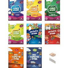 Yeti Kitap 3-6 Yaş Aktivite ve Etkinlik Kitabı Seti 8 Kitap Okul Öncesi +Tablet Standı + Okuma Ayracı