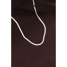 Ayder Timya 316L Çelik Gümüş Renk 60 cm İtalyan Zincir Kolye - TJ-BKO6229 TG/Tmya1395 211230