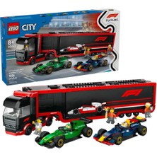 NessiWorld 60445   City F1 Tırı ve RB20 ve AMR24 1086 Parça +8 Yaş