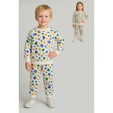 Bubito Renkli Bebek&çocuk Pamuklu 2'li Alt Üst Takım-Çok Renkli