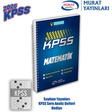 Murat Yayınları 2026 Kpss Gygk Konu Anlatımlı Matematik Defteri | Tüm Adaylar Için