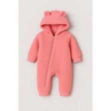 Bubito Peluş Unisex Bebek Çocuk Uyku Tulumu Welsoft-Somon