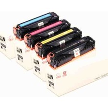 Tonerim Muadil Toner Hp CB540A, CE320A, CF210X ve Canon CRG-716, CRG-731 4 Renk Siyah Mavi Sarı Kırmızı