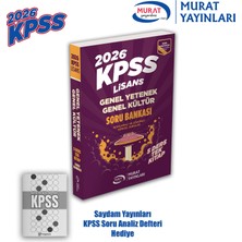Murat Yayınları 2026 Kpss Gygk Lisans 5 Ders Tek Kitap Soru Bankası Tamamı Çözümlü