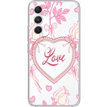 Manitoba Samsung Galaxy M15 Uyumlu Baskılı Yumuşak Silikon Şeffaf Telefon Kılıfı