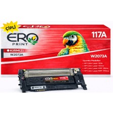 Ero Print HP 117A - W2073A Çipli Kırmızı Muadil Toner