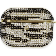 Tiklad Airpods Pro 2 (2.nesil) Klor Taşlı Kılıf - Desen 5 TİKLAD-6345