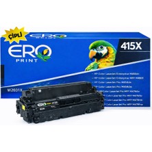 Ero Print HP 415X - W2031X Muadil Toner - 6000 Sayfalık Çipli Mavi Toner