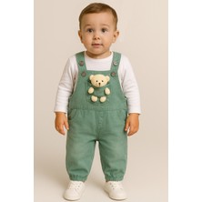 Bubito Oyuncak Görselli 2'li Bebek Slopet Takım-Yeşil