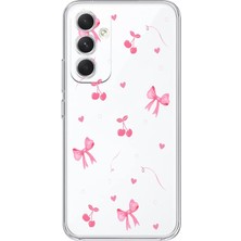 Manitoba Samsung Galaxy M15 Uyumlu Baskılı Yumuşak Silikon Şeffaf Telefon Kılıfı