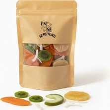 Ünse Kuruyemiş Tropik Meyve Kurusu Karışımı 500 GR (Ananas, Kivi, Hindistan Cevizi, Mango, Pomelo)