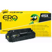 Ero Print HP Color LaserJet Pro MFP M479fdw Muadil Toner - 6000 Sayfalık Çipli Sarı Toner