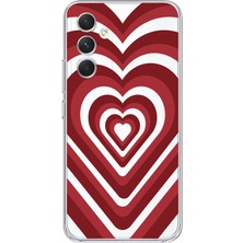 Manitoba Samsung Galaxy M34 Uyumlu Baskılı Yumuşak Silikon Şeffaf Telefon Kılıfı