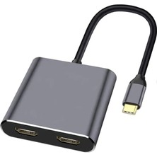 Shopwave ZR654 Type-C 4 In 1 Çift Hdmı