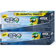 Ero Print HP Color LaserJet Enterprise M455dn Muadil Toner - 7500 Sayfalık Çipli Siyah Toner - 2'li Avantaj Paket