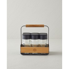 English Home Marco Cam 7 Parça Baharatlik 15X11 cm Siyah