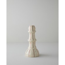English Home Lilie Şamdan 25,5 cm Krem