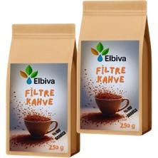 Elbiva Filtre Kahve 250 gr 2 Li Paket