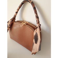 Gachi Suni Deri Çift Göz Askı Detaylı Lüx Kadın Çanta