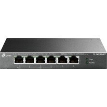 Starseven Tp-Link TL-SG1006PP, 6 Port, Gigabit, 4 Port Poe 64W, Yönetilemez, Metal Kasa, Masaüstü Switch