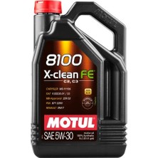 Motul 8100 X-Clean Fe 5W-30 5 L – Tam Sentetik Motor Yağı