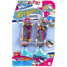 NessiWorld HXL17  Skate Retro Temalı Ikili Parmak Kaykay ve Ayakkabı Paketi