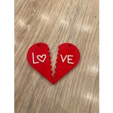 TriVox3D Sevgili Kombini 2'li Anahtarlık Seti