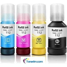 Tonerim Muadil Kartuş Epson 112 Siyah Mavi Kırmızı Sarı