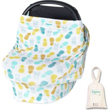 Zuppers Fonksiyonel Puset Ve Emzirme Örtüsü - Ananas- Kese Hediyeli