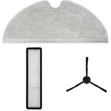 robotyedek Dreame D9 Max Uyumlu Yedek Fırça Hepa Filtre Mop Seti-3 Parça