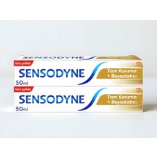 4 Adet Sensodyne Tam Koruma ve Beyazlatıcı Diş Macunu 50 ml 2li