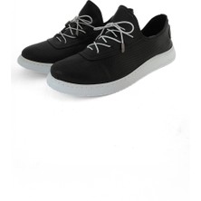 Pierre Cardin Kadın PC-52319 Perforeli Casual Ayakkabı - Siyah/beyaz