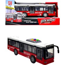 Scowetto 1:16 Ölçekli Işıklı ve Sesli Şehir Otobüsü (City Series) Oyuncak